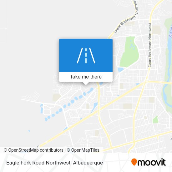 Eagle Fork Road Northwest map