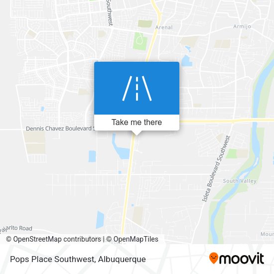 Mapa de Pops Place Southwest