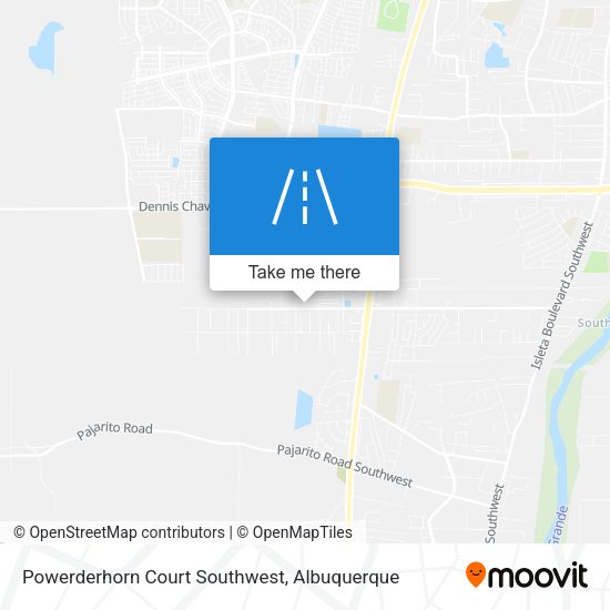 Mapa de Powerderhorn Court Southwest