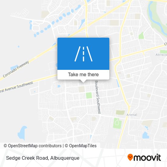 Mapa de Sedge Creek Road