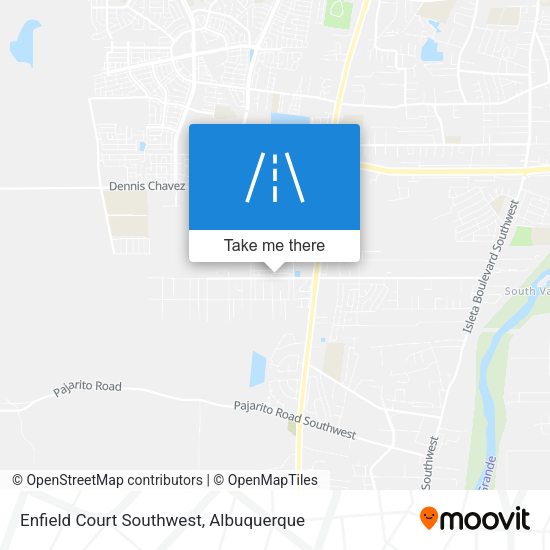 Enfield Court Southwest map