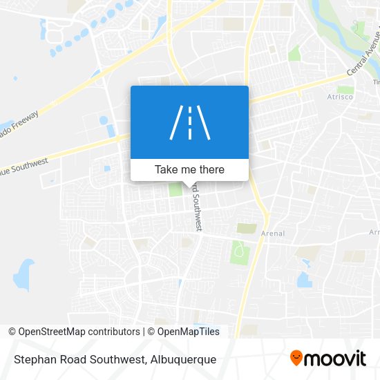 Mapa de Stephan Road Southwest