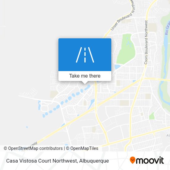 Casa Vistosa Court Northwest map