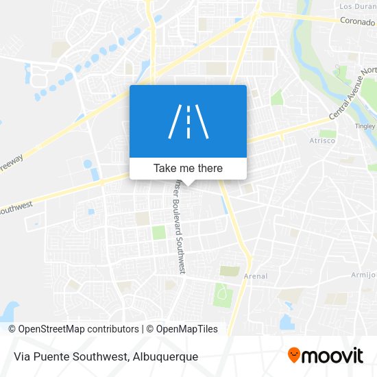 Mapa de Via Puente Southwest