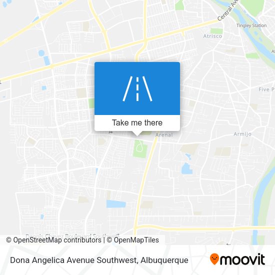 Mapa de Dona Angelica Avenue Southwest