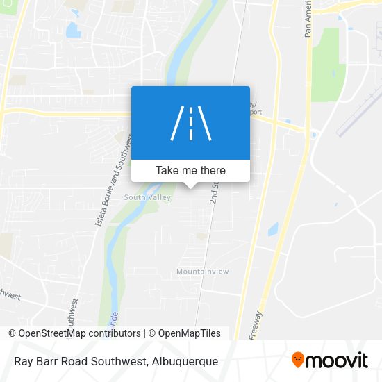 Ray Barr Road Southwest map