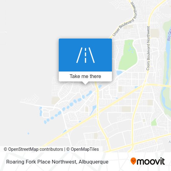 Roaring Fork Place Northwest map