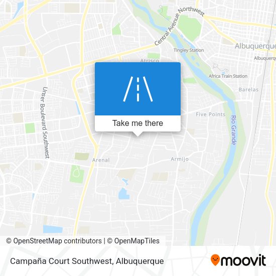 Campaña Court Southwest map
