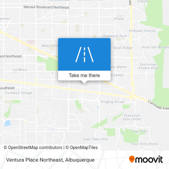 Ventura Place Northeast map