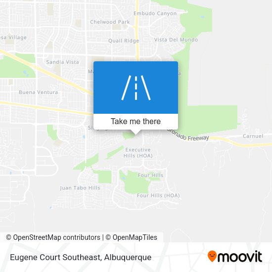Eugene Court Southeast map