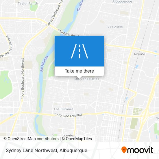 Sydney Lane Northwest map