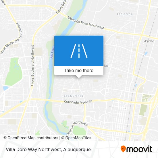 Villa Doro Way Northwest map