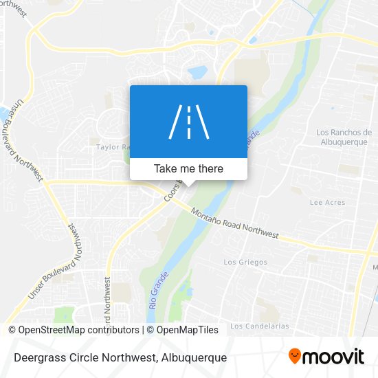 Deergrass Circle Northwest map