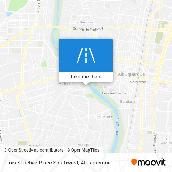 Mapa de Luis Sanchez Place Southwest