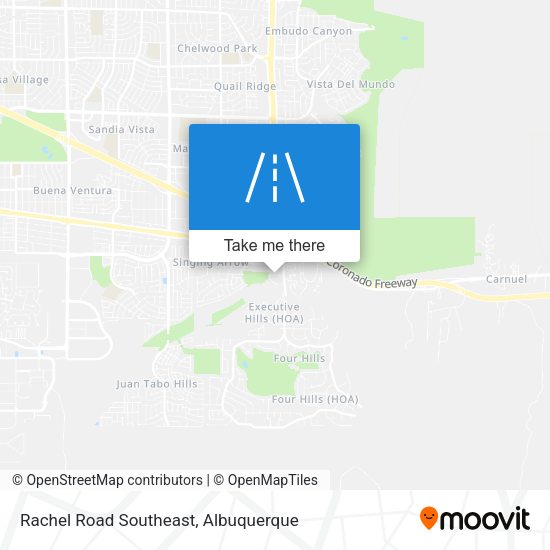 Rachel Road Southeast map