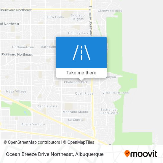 Ocean Breeze Drive Northeast map