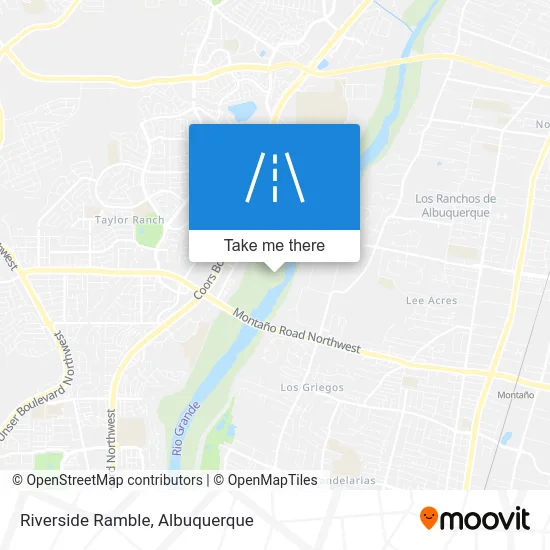 Riverside Ramble map