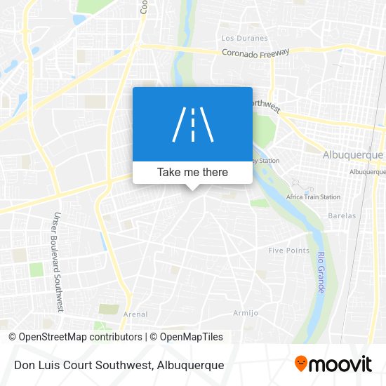 Don Luis Court Southwest map