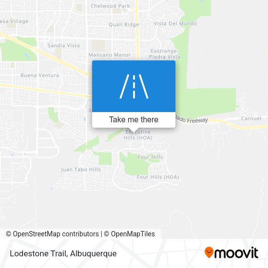 Lodestone Trail map