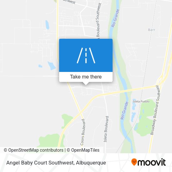 Angel Baby Court Southwest map