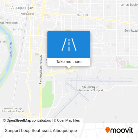 Sunport Loop Southeast map