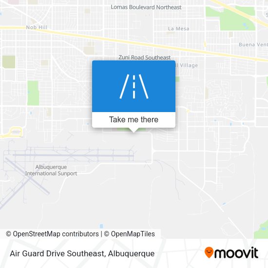 Air Guard Drive Southeast map