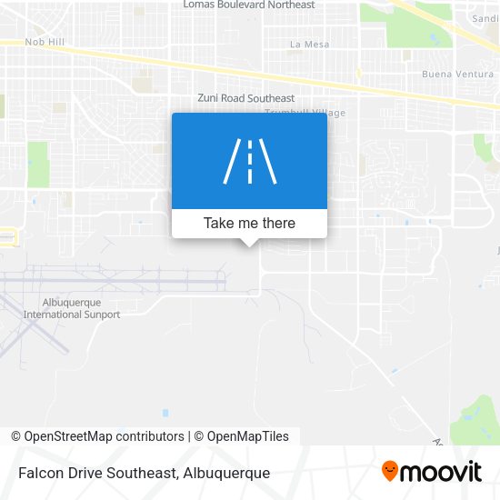 Falcon Drive Southeast map