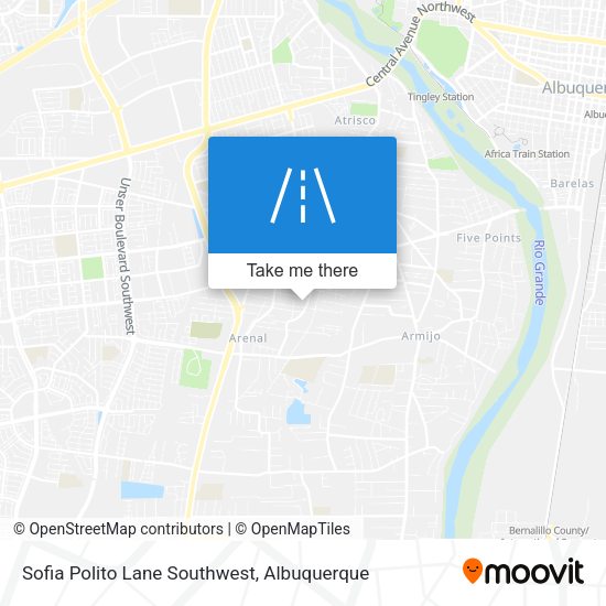 Mapa de Sofia Polito Lane Southwest