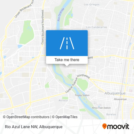 Mapa de Rio Azul Lane NW