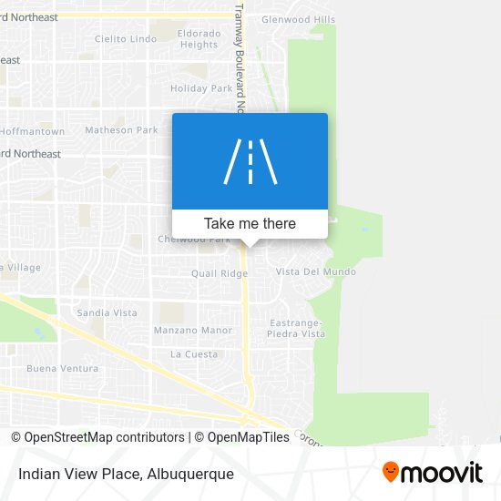 Indian View Place map