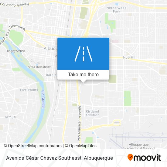Mapa de Avenida César Chávez Southeast
