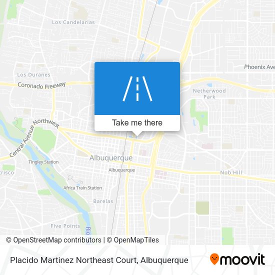 Placido Martinez Northeast Court map