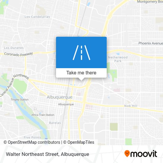 Walter Northeast Street map