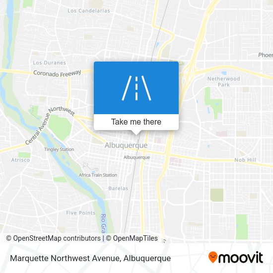 Marquette Northwest Avenue map