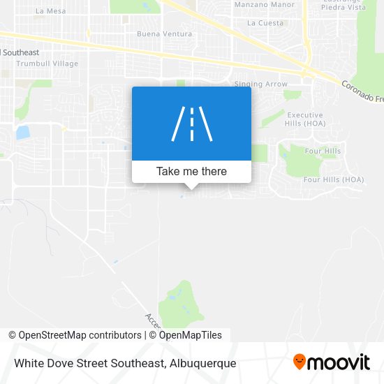 Mapa de White Dove Street Southeast