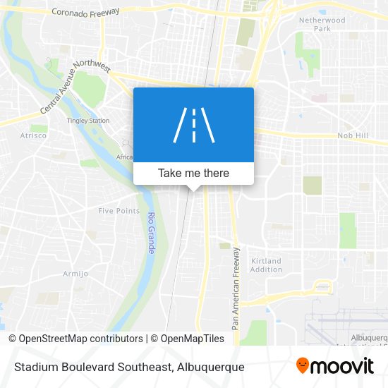 Mapa de Stadium Boulevard Southeast