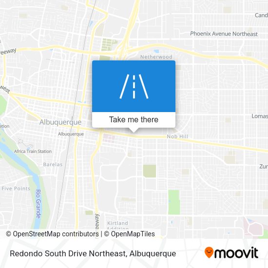 Mapa de Redondo South Drive Northeast