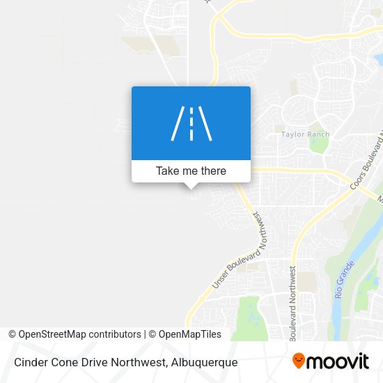 Cinder Cone Drive Northwest map