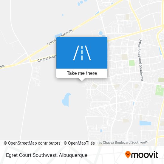 Mapa de Egret Court Southwest