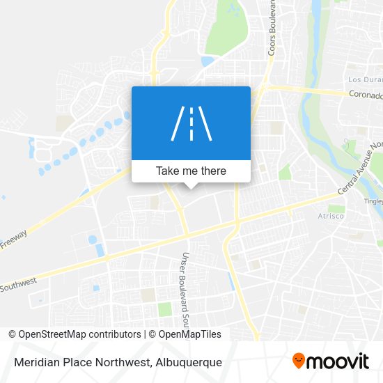 Mapa de Meridian Place Northwest