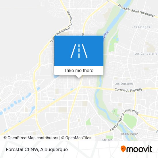 Forestal Ct NW map