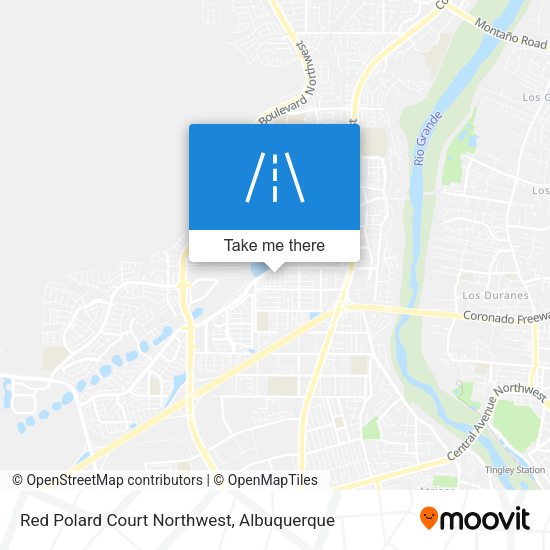 Red Polard Court Northwest map