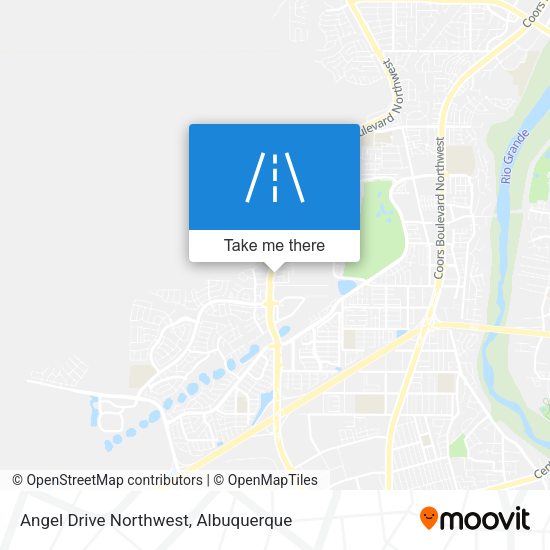 Angel Drive Northwest map