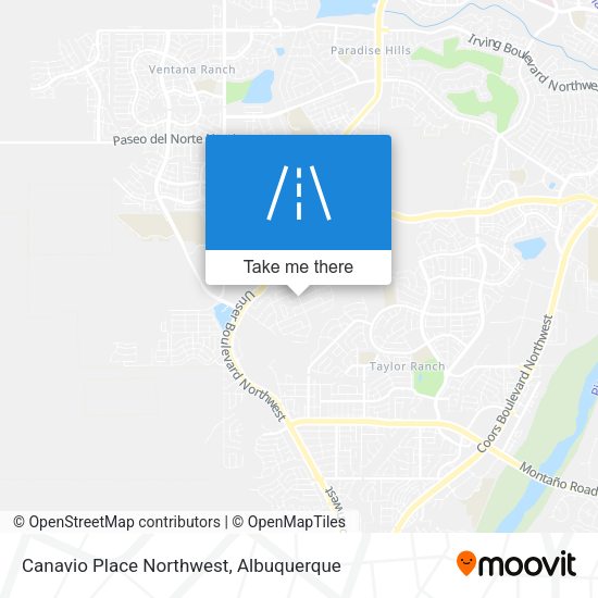 Mapa de Canavio Place Northwest
