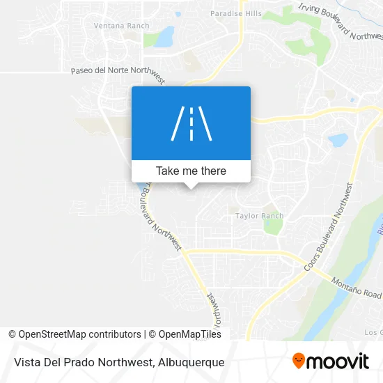 Mapa de Vista Del Prado Northwest