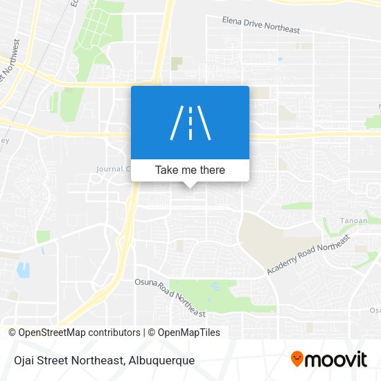 Ojai Street Northeast map