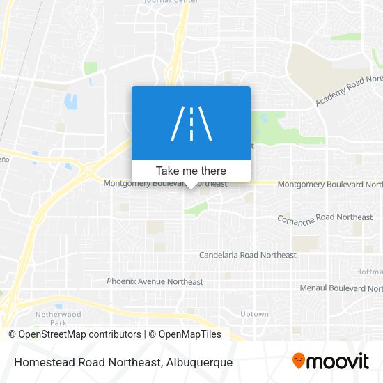 Mapa de Homestead Road Northeast