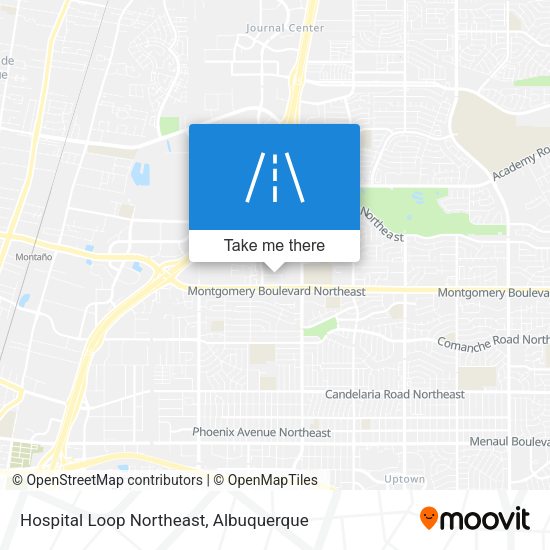 Hospital Loop Northeast map
