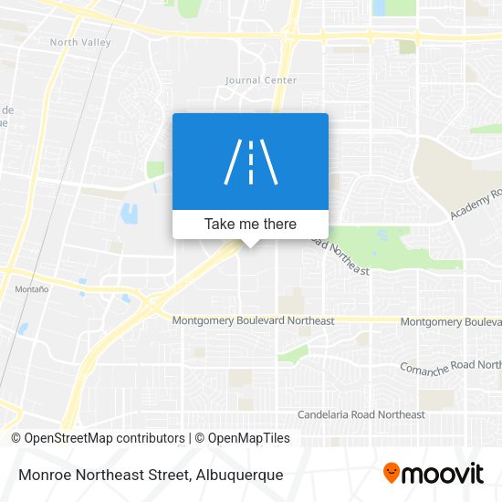 Monroe Northeast Street map