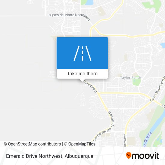 Emerald Drive Northwest map